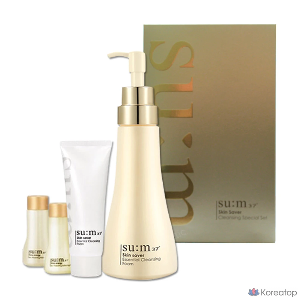Тонер SU:M37 Skin Saver Essential Cleansing Foam 4-piece Set, 1 шт.