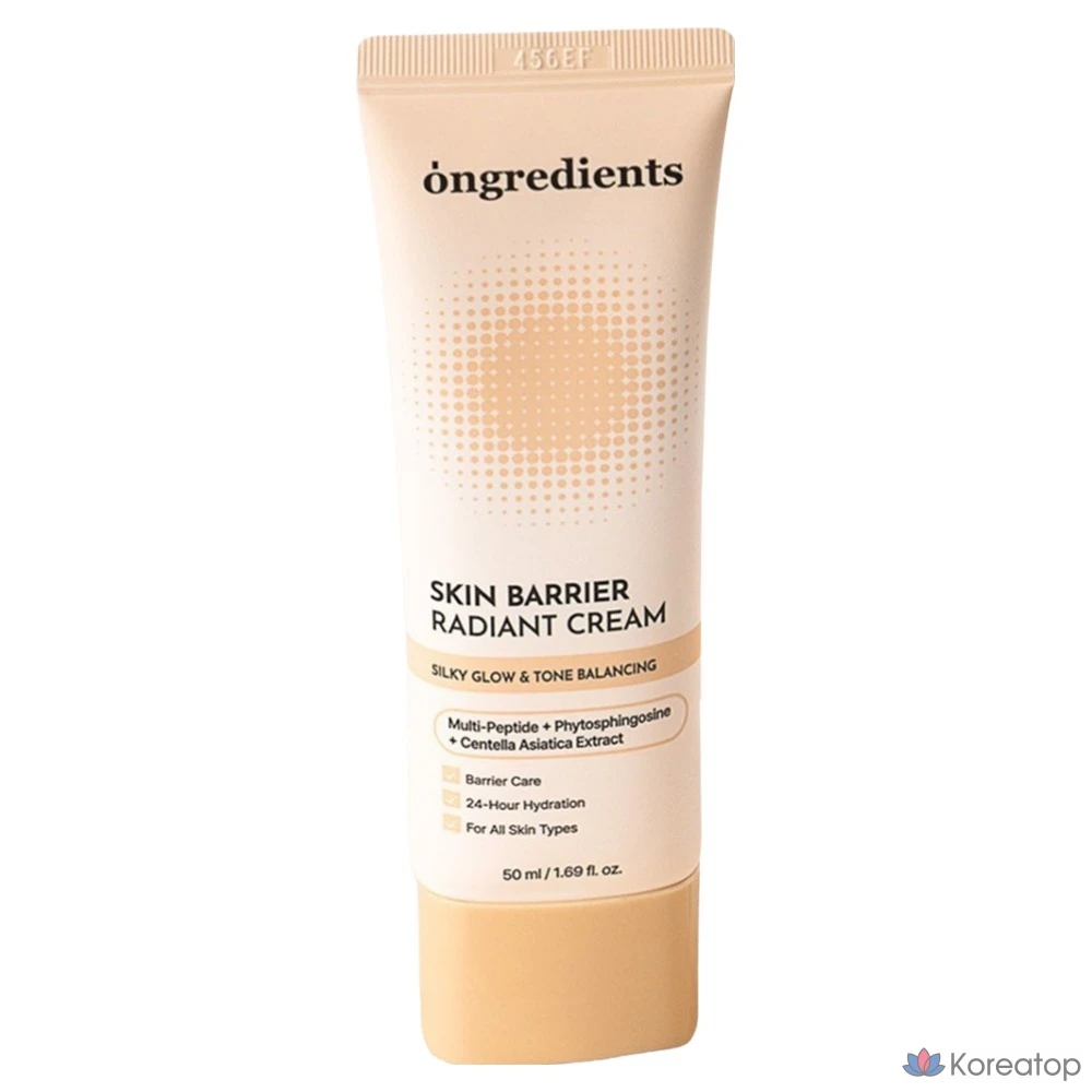 Крем для лица Ongredients Skin Barrier Radiant Cream SPF50+ PA++++, 50 мл, 1 шт.