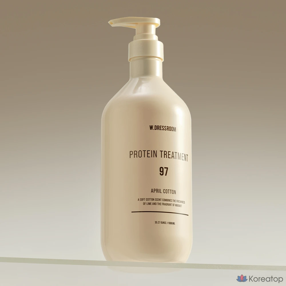 Кондиционер для волос W.Dressroom Protein Hair Loss Care Treatment No 97 April Cotton, 1 л, 1 шт.