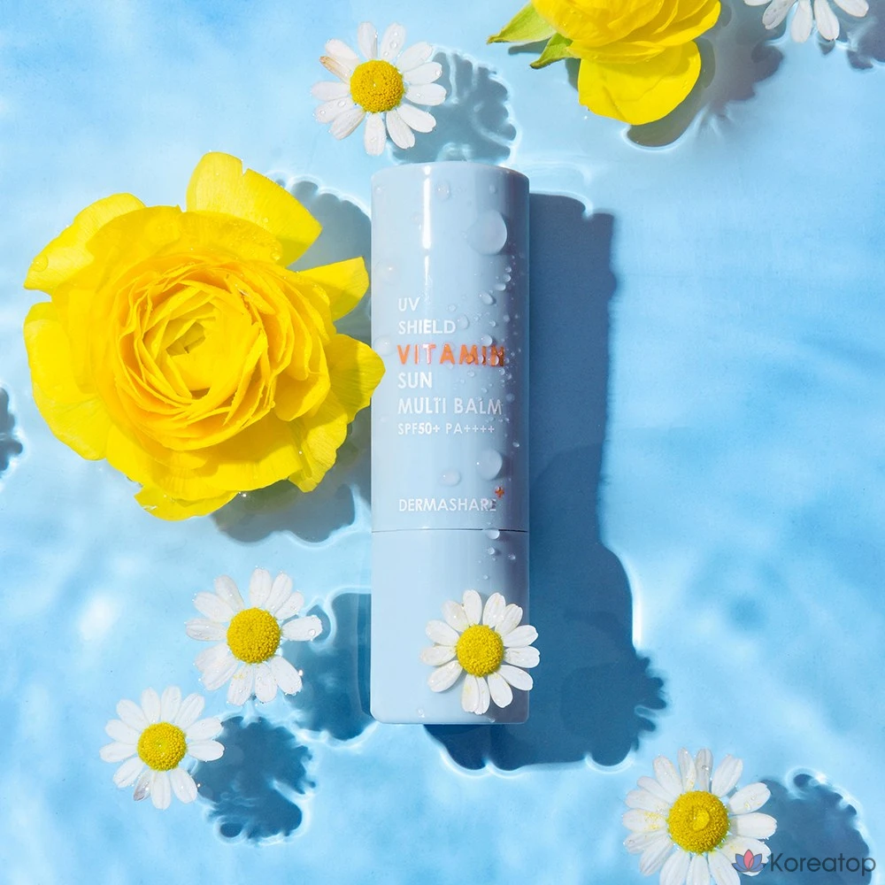 Мультибальзам Dermashare UV Shield Vitamin Sun Multi Balm SPF 50+ PA++++, 11 г, 1 шт.