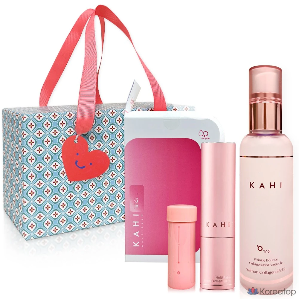 Набор для ухода KAHI Multi Balm Refill Set (Multi Balm 9 г + Refill 9 г + Mist 120 мл), 1 шт.