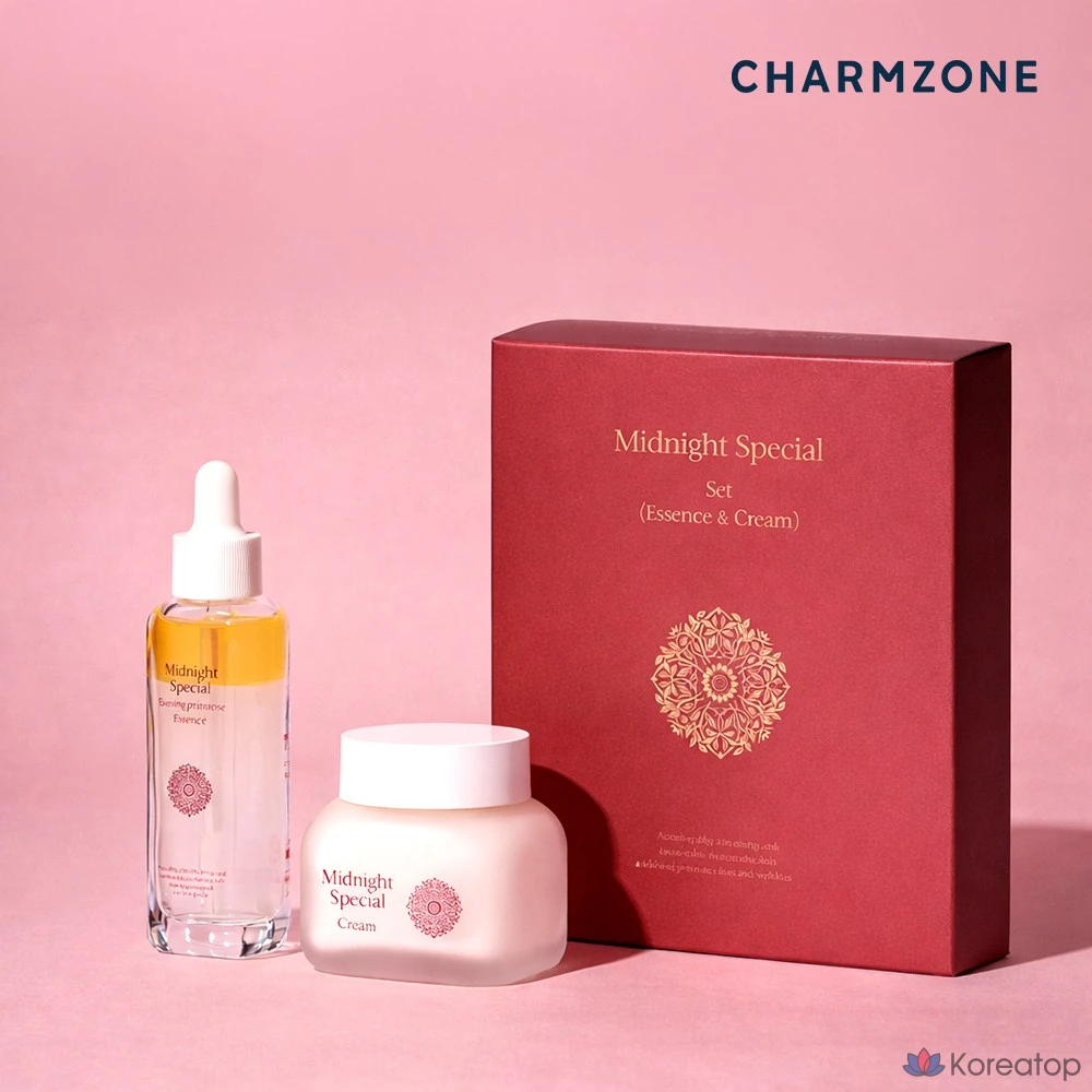 Набор для ухода Charmzone Midnight Special Essence + Cream Set, 2 шт.