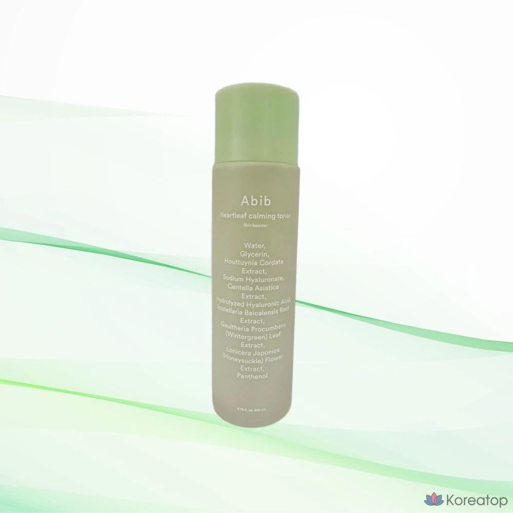 Тонер Abib Heartleaf Calming Toner Skin Booster, 200 мл, 1 шт.