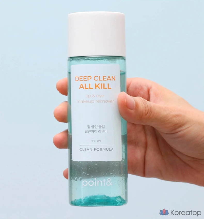 Гидрофильное масло Point& Deep Clean All Kill Lip & Eye Remover, 150 мл, 1 шт.