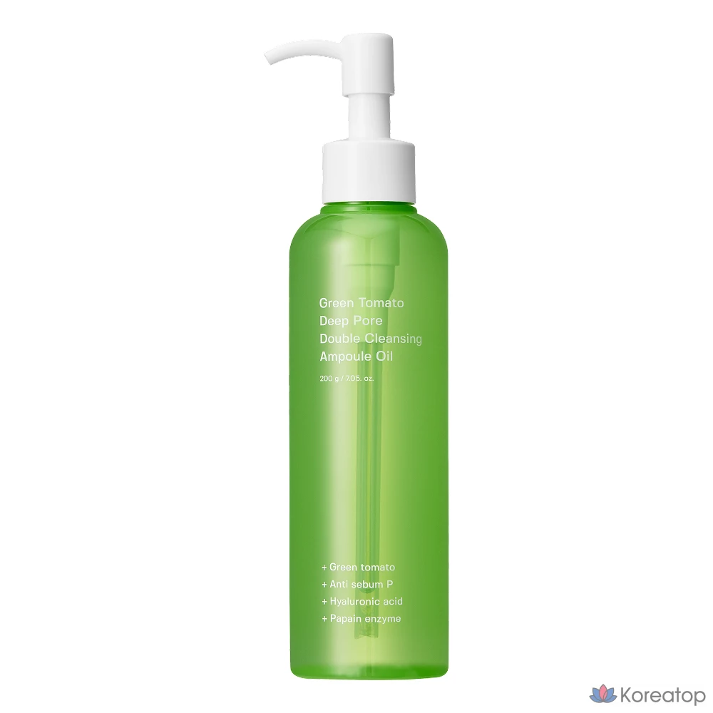 Гидрофильное масло Sungboon Editor Green Tomato Double Cleansing Ampoule Oil, 200 мл, 1 шт.