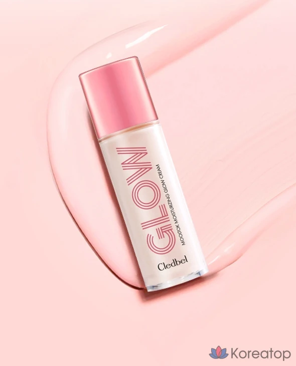Крем для лица Cledbel Moisturizing Glow Cream, 30 мл + Розовая мист-вода, 100 мл + 2 пуховки, 1 шт.