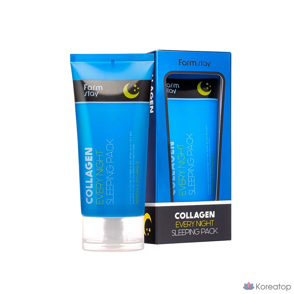 Ночная маска FarmStay Collagen Every Night Sleeping Pack, 120 мл, 1 шт.