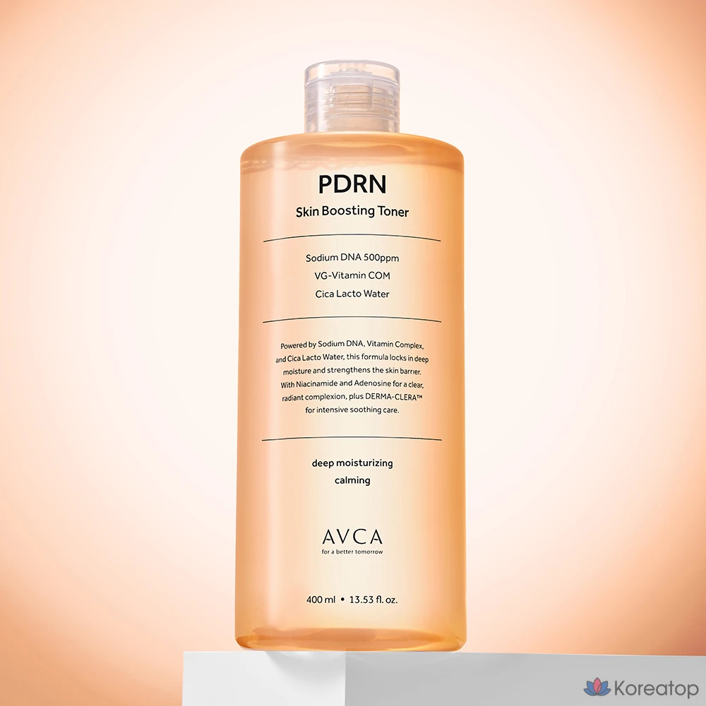 Тонер AVCA PDRN Salmon Essence Skin Boosting Toner, 400 мл, 1 шт.