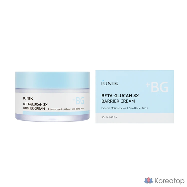Крем iUNIK Beta-Glucan 3X Barrier Cream, 50 мл, 1 шт.