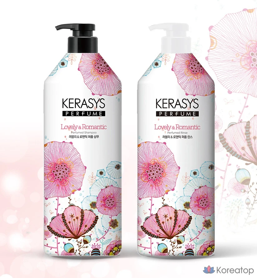 Шампунь KeraSys Lovely &amp; Romantic Perfume Shampoo, 980 мл, 1 шт.