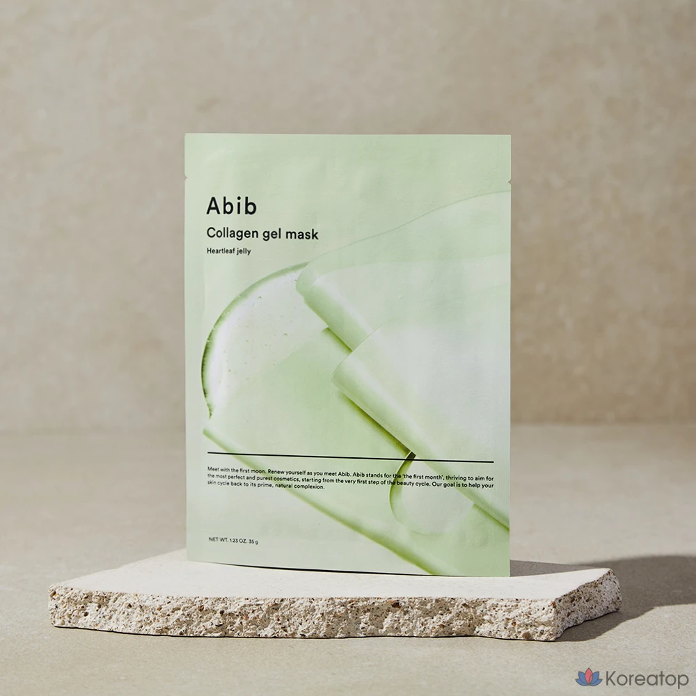 Гидрогелевая маска для лица Abib Collagen Gel Mask Heartleaf Jelly, 4 шт.