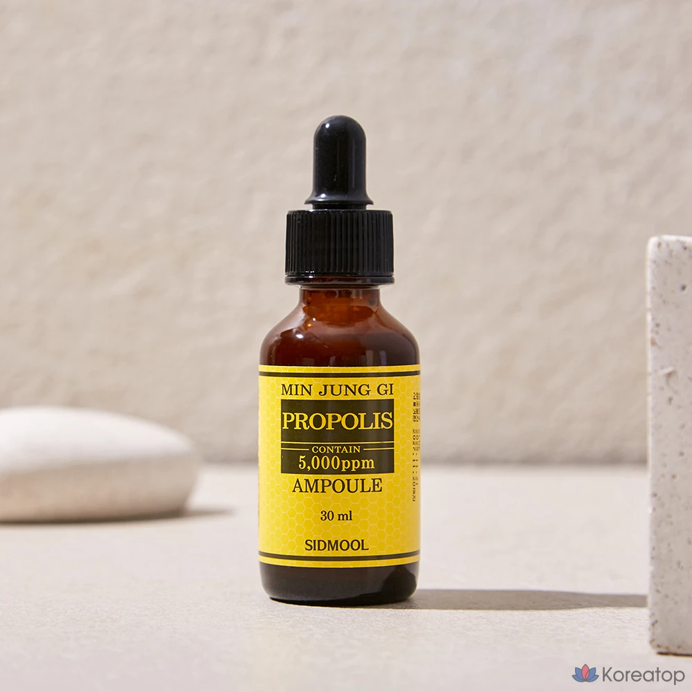 Ампульная сыворотка Sidmool Minjunggi Propolis Ampoule 5000ppm, 30 мл, 1 шт., фото 2