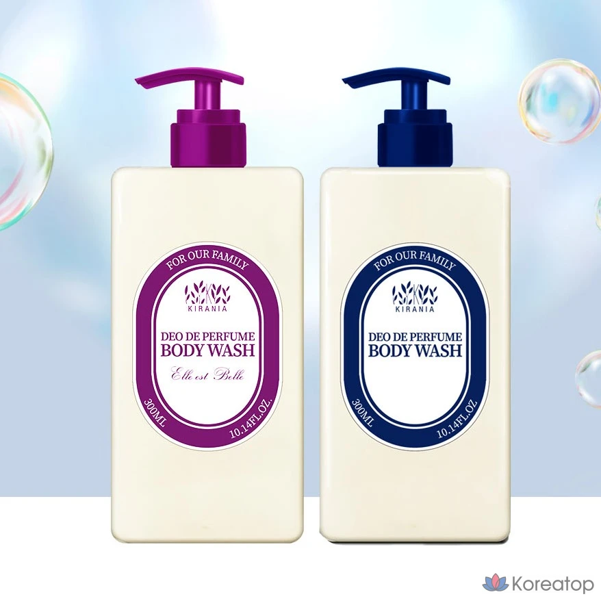 Гель для душа Kirania Deo de Parfum Body Wash Eliveleure, 300 мл, 1 шт.