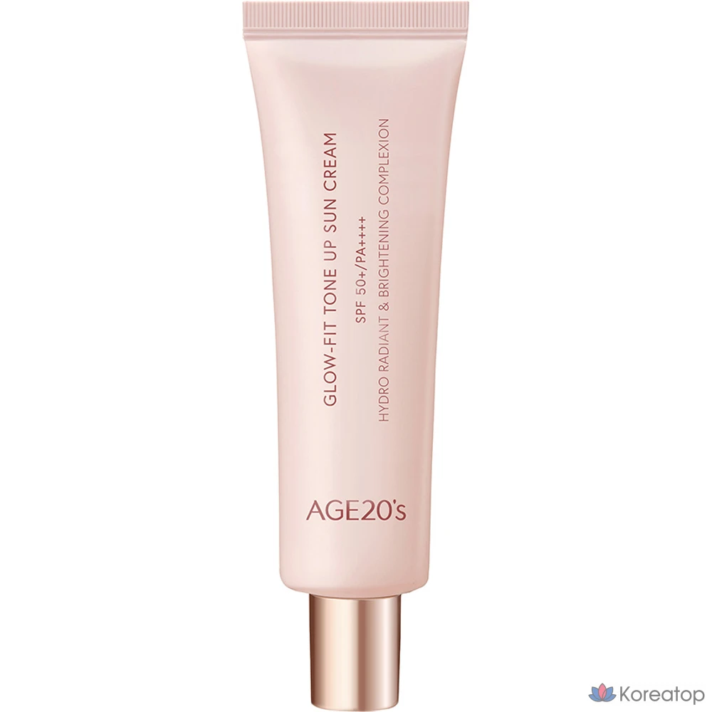 Солнцезащитный крем AGE 20S Glow Fit Tone Up Sun Cream SPF50+ PA++++, 50 мл, 1 шт.