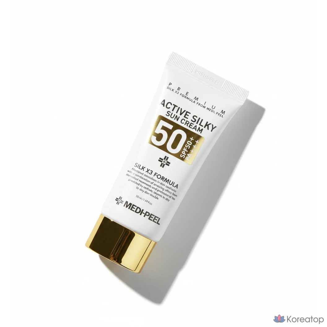 Солнцезащитный крем Medi-Peel Active Silky Sun Cream SPF50+ PA+++, 50 мл, 1 шт.