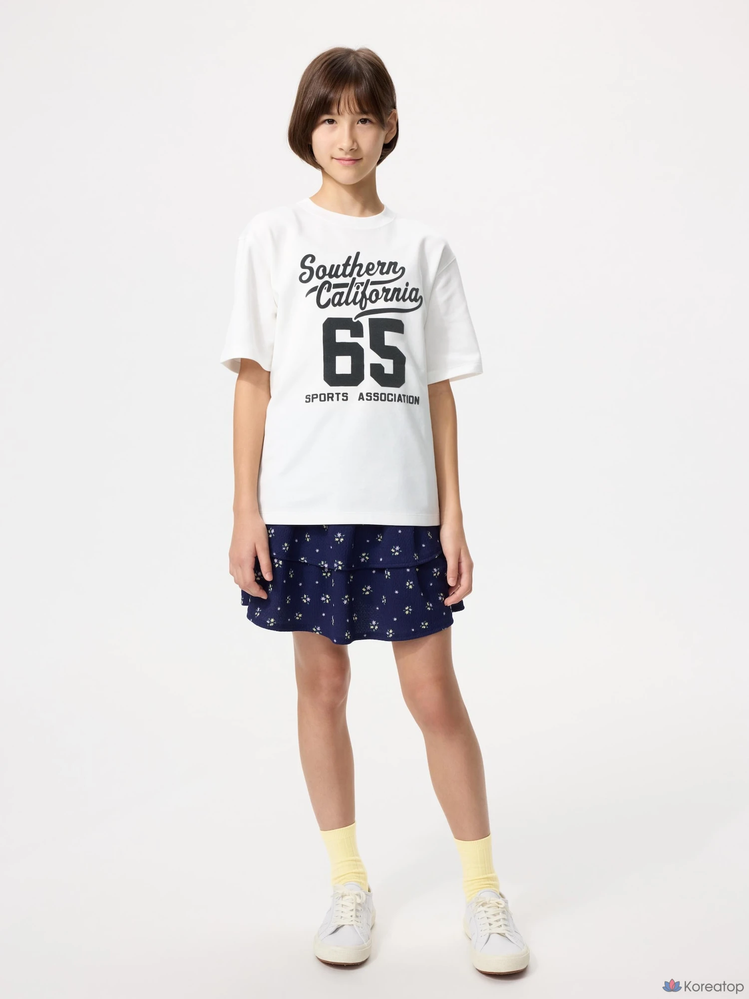 Футболка детская Uniqlo AIRism Cotton Graphic Crew Neck T