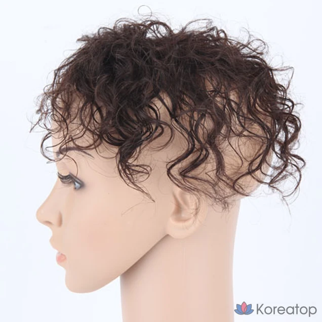 Парик Wonjin Air Mesh Wave Crown Hairpiece, оттенок Dark Brown, 1 шт.