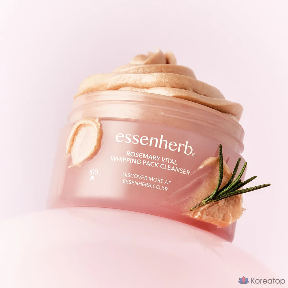 Крем-очищающее средство EssenHerb Rosemary Vital Whipping Pack Cleanser, 100 мл, 1 шт.