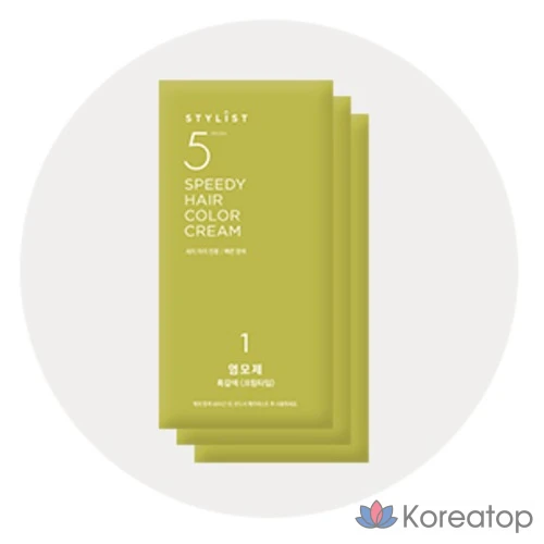 Крем-краска для волос The Face Shop Stylist 5 Minute Speedy Hair Color Cream, оттенок 5S Светло-коричневый, 1 шт.