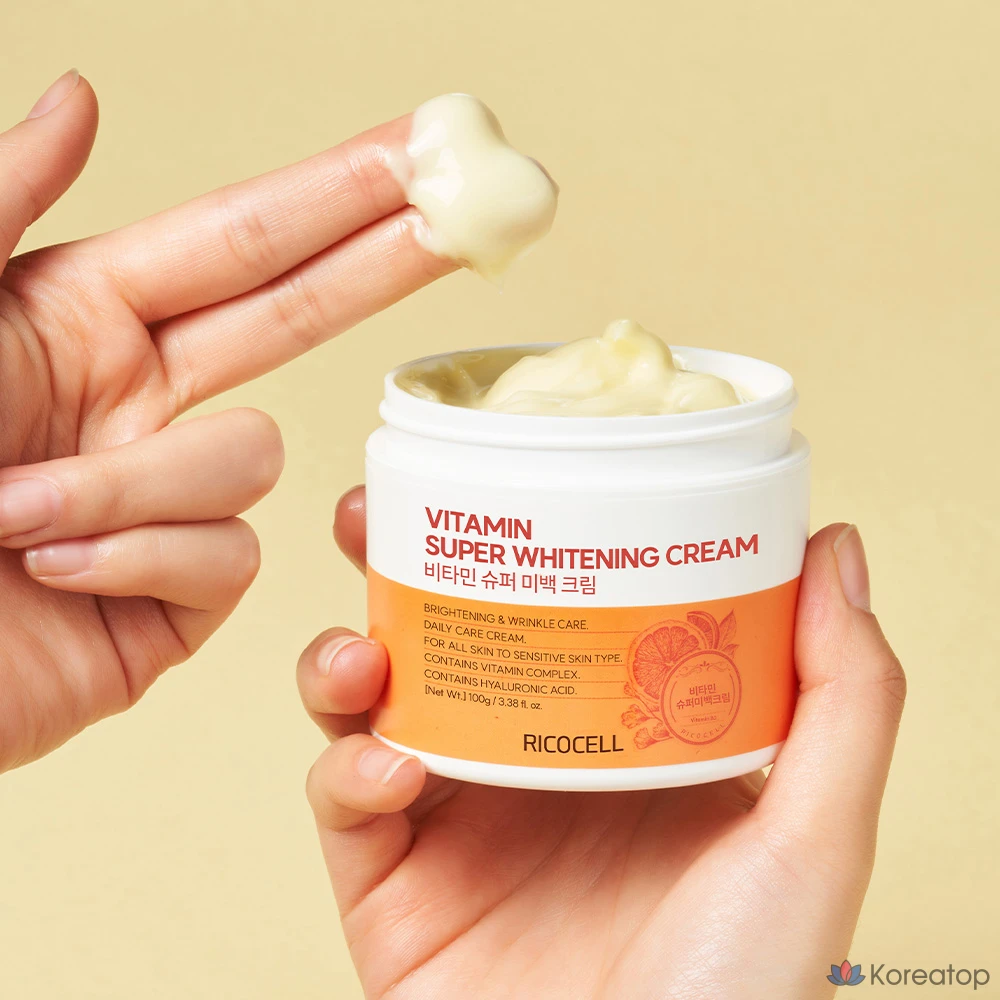 Крем для лица Ricocell Vitamin Super Whitening Cream, 600 г, 1 шт.