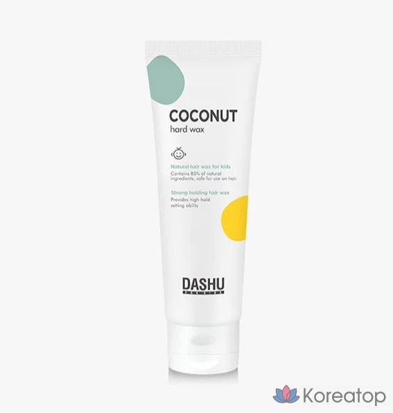 Воск для волос DASHU Kids Coconut Hard Hair Wax, 100 мл, 1 шт.
