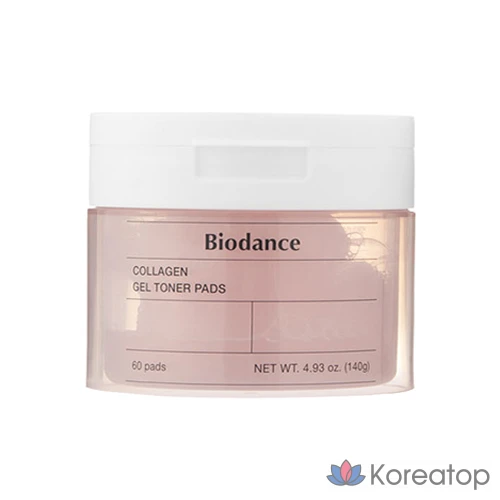 Тонер-пэды Biodance Collagen Gel Toner Pad, 140 г, 60 шт.