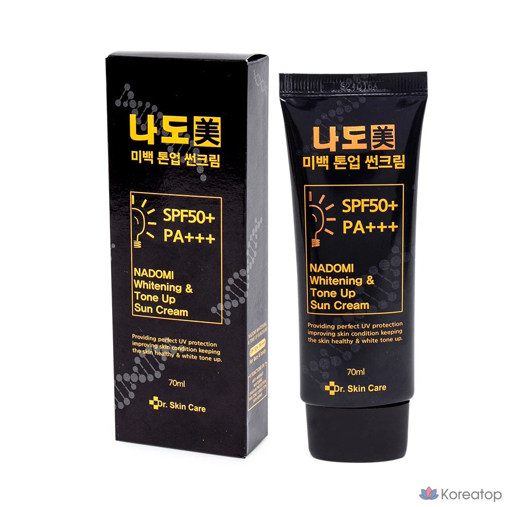 Солнцезащитный крем AYODELE Nado Me Tone-up Whitening Sun Cream SPF+ PA+++, 70 мл, 1 шт.