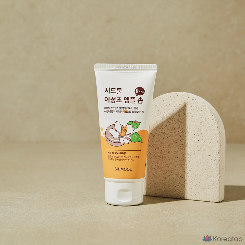 Очищающая ампульная пенка Sidmool Houttuynia Cordata Ampoule Soap, 100 мл, 1 шт.