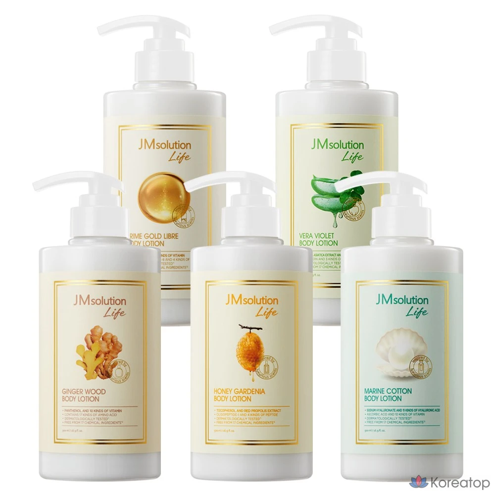 (Аромат премиум-класса) J. M. Solution Life Parfum Лосьон для тела 5 видов по 500 мл (упаковка 1), 1 штука