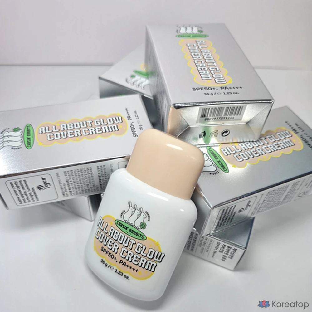 Крем для лица Chasin Rabbits All About Glow Cover Cream SPF50+ PA++++, 35 г, 1 шт.