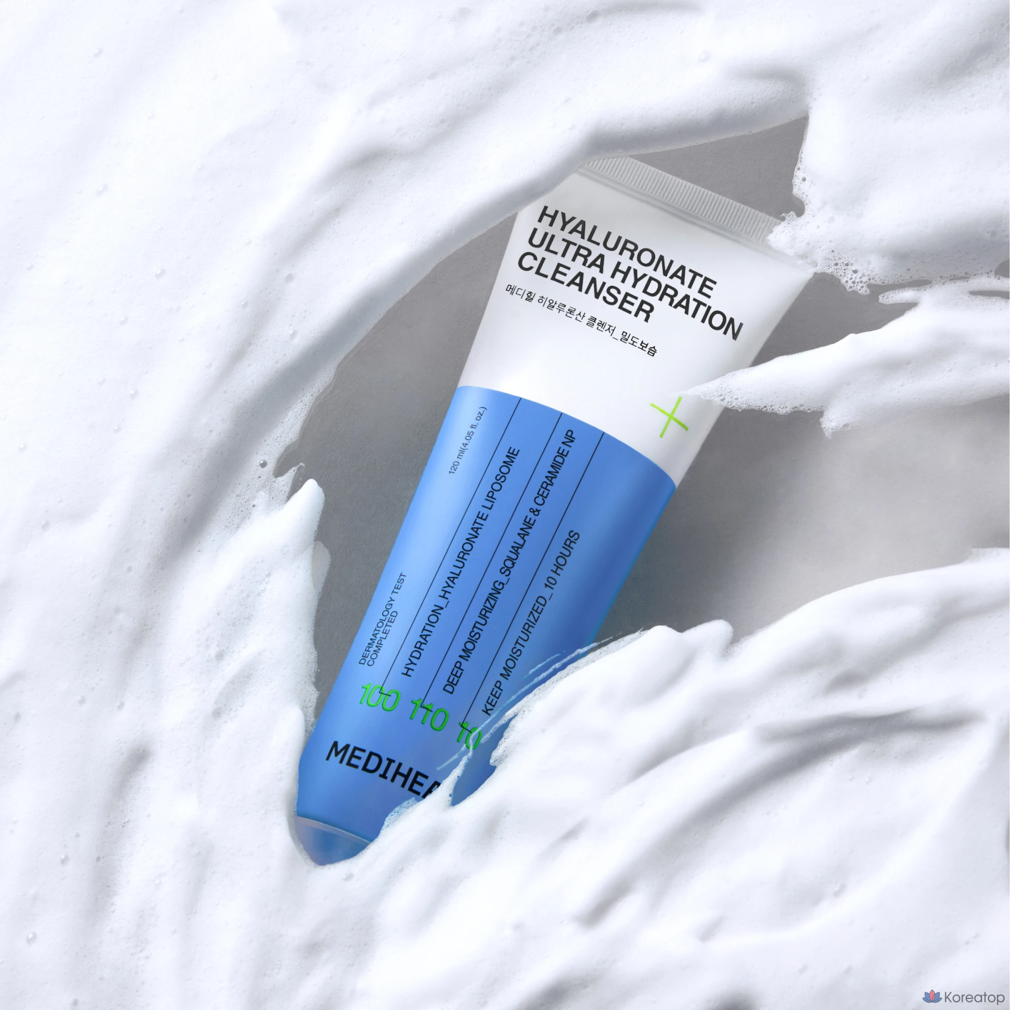 Очищающая пенка MEDIHEAL Hyaluronic Acid Moisture Cleansing Foam, 120 мл, 1 шт.