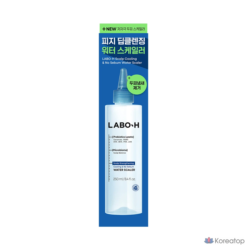 Шампунь для кожи головы LABO-H Scalp Strengthening Clinic Cooling &amp; Nosebum Water Scaler, 250 мл, 1 шт.