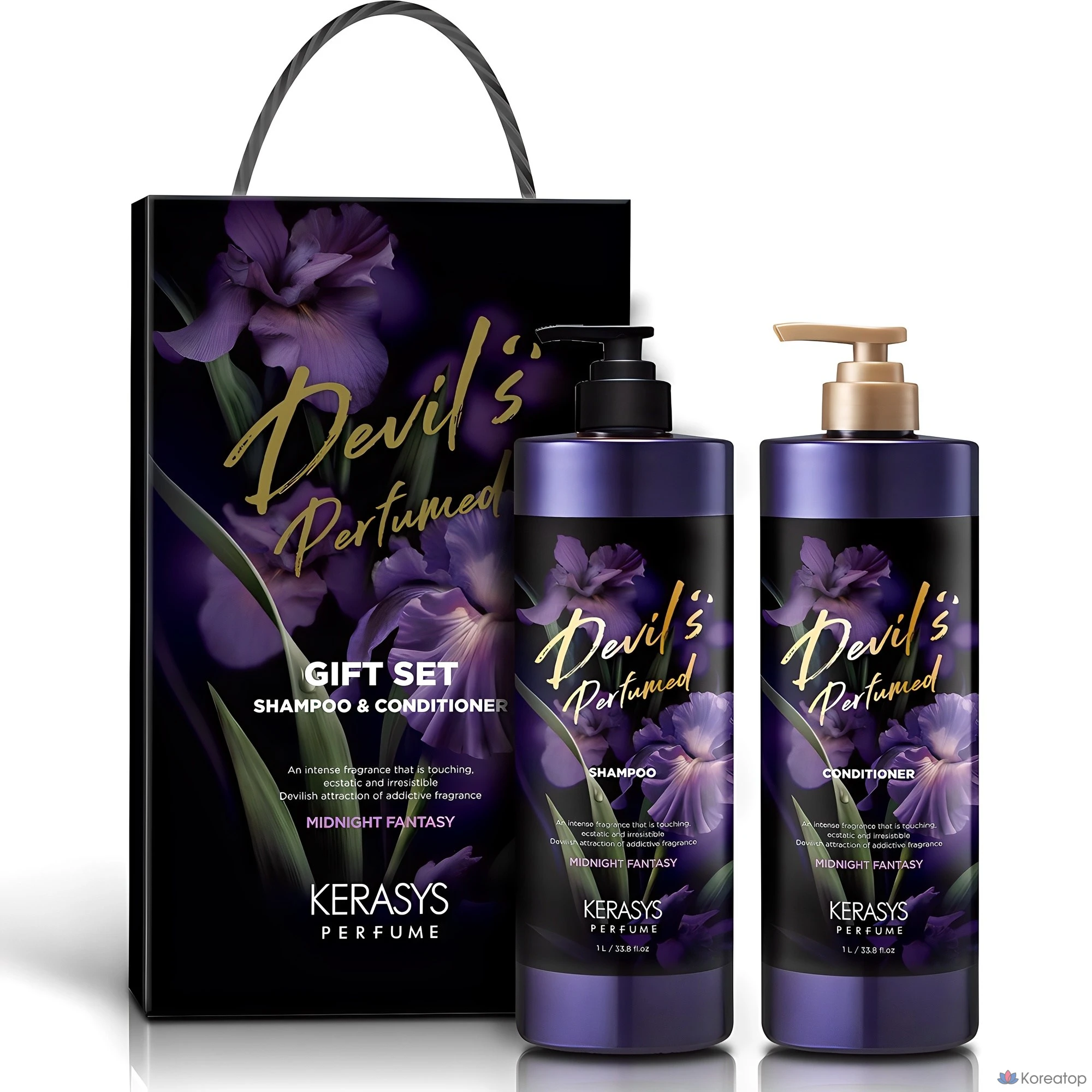 Набор для ухода KeraSys Devils Perfume Midnight Fantasy Hair Care 2-piece Set, 1 шт.