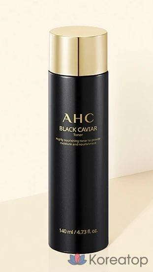 Тонер AHC Black Caviar Toner, 140 мл, 1 шт.