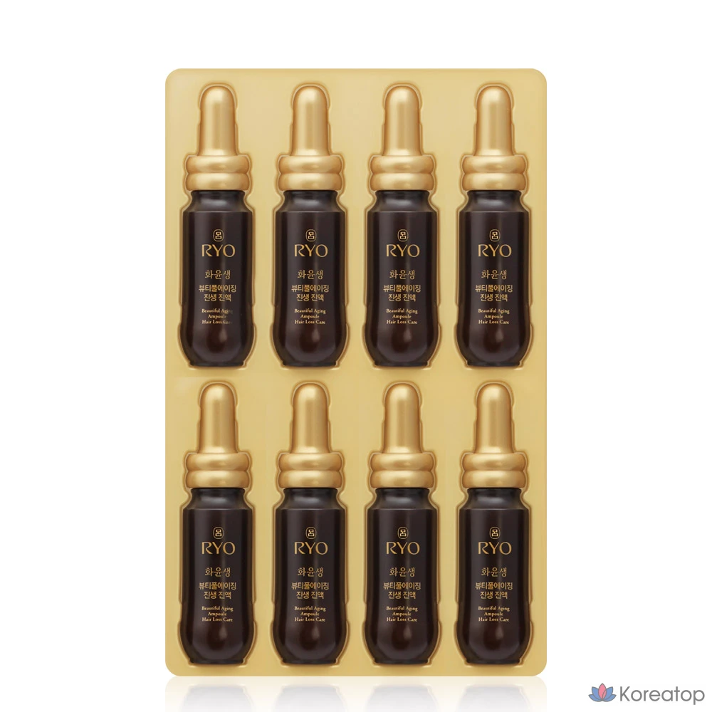 Тонер Ryo Hwayunsaeng Beautiful Aging Ginseng Jin액 8p, 160 мл, 1 шт.