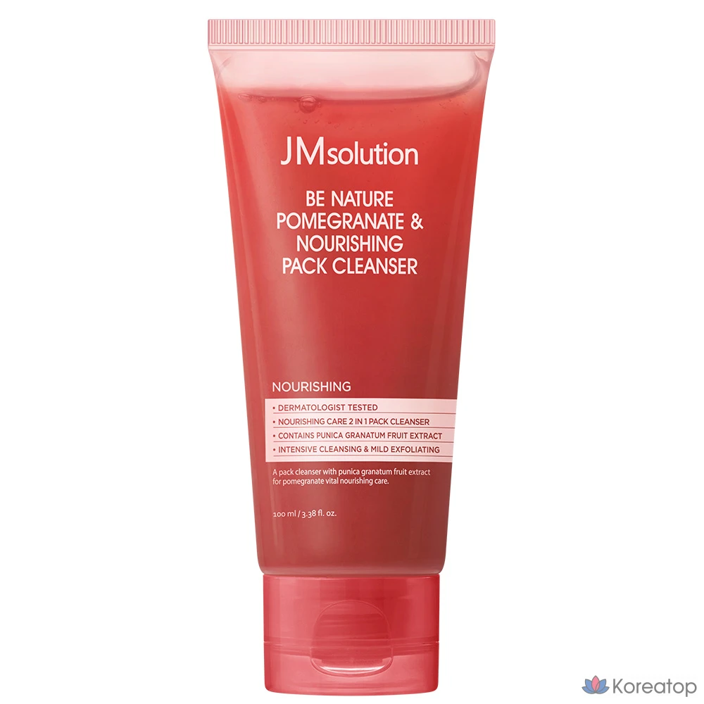 Очищающая пенка JM Solution Nature Pomegranate Nourishing Pack Cleanser, 100 мл, 1 шт.