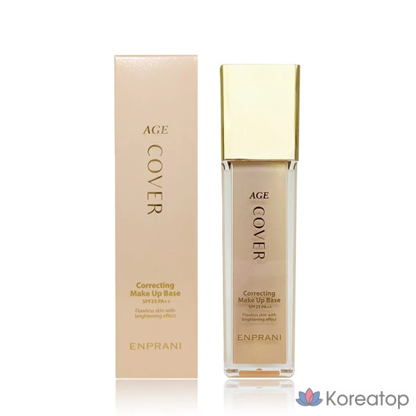 Тональная основа Enprani Age Cover Correcting Makeup Base SPF25 PA++, 45 г, 1 шт., фото 2