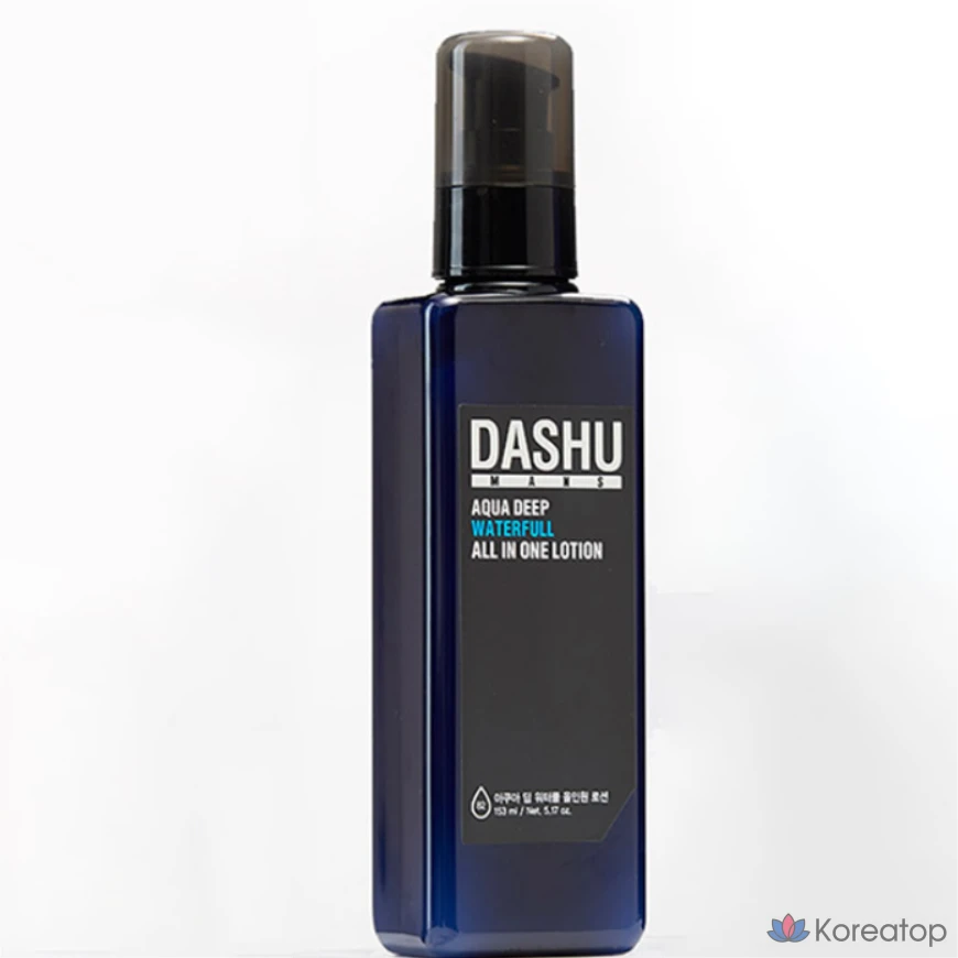 Лосьон для лица DASHU Men's Aqua Deep Waterful All-in-One Lotion, 153 мл, 1 шт.