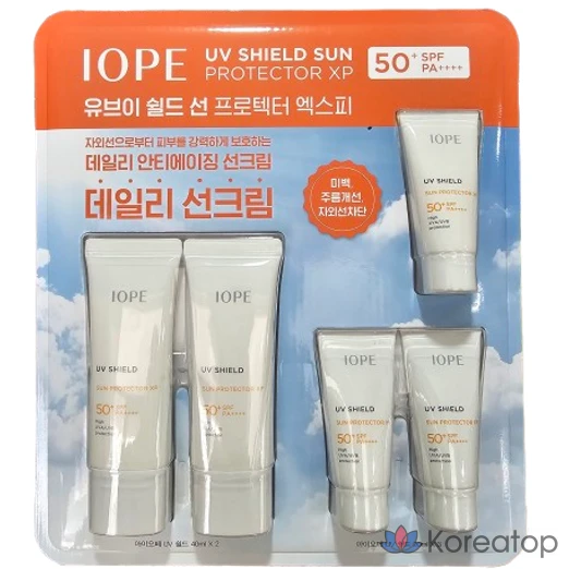 Солнцезащитный крем IOPE UV Shield Sun Protector SPF50+ PA++++, 140 мл, 1 шт.