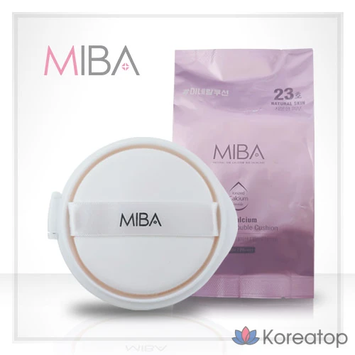 Кушон MIBA Foundation Double Cushion, оттенок 23, 1 шт.