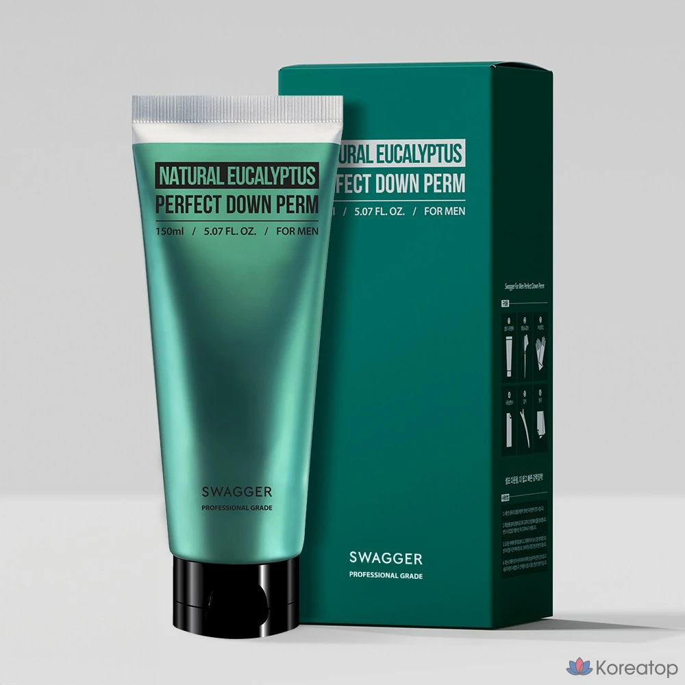 Набор для укладки DASHU Swagger For Men Perfect Self Down Perm Set, 150 мл, 1 шт.