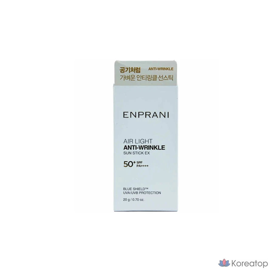 Солнцезащитный стик Enprani Airlight Anti-Wrinkle Sun Stick EX SPF50+ PA++++, 20 г, 1 шт.