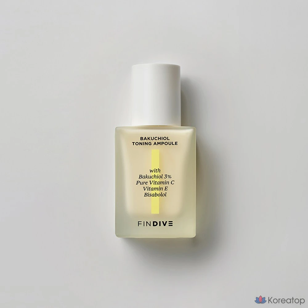 Ампульная сыворотка FINDIVE Bakuchiol Toning Ampoule, 30 мл, 1 шт.