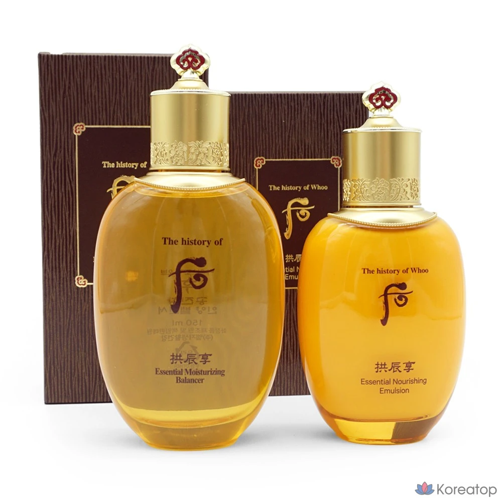 Набор для ухода THE HISTORY OF WHOO Gongjinhyang Inyang Balancer 2-piece Set (Toner 150 мл + Lotion 110 мл), 1 шт.