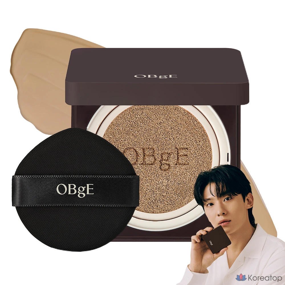 Кушон OBge Perfect Homme Cushion SPF50+ PA+++, оттенок 3 Sand, 15 г, 1 шт.