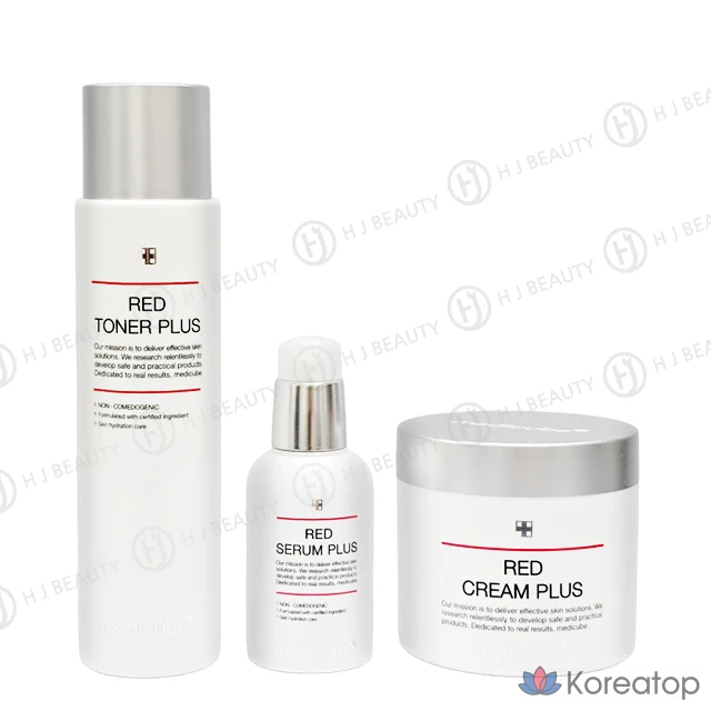 Набор для ухода Medicube Red Line Basic Plus 2.0 3-piece Set, 200 г, 1 шт.