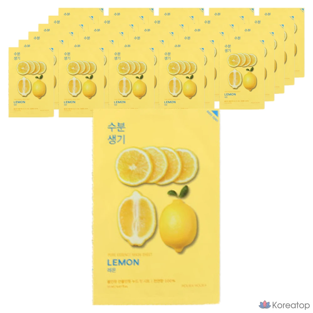 Тканевая маска для лица Holika Holika Pure Essence Mask Sheet Lemon, 23 мл, 40 шт.