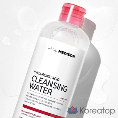 Очищающая вода Paul Medison Hyaluronic Acid Cleansing Water, 510 мл, 1 шт.