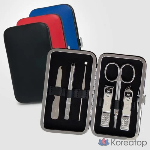 Набор для маникюра Three Seven 777 Nail Clipper Set TS-399VC Chrome Blue, 1 шт.