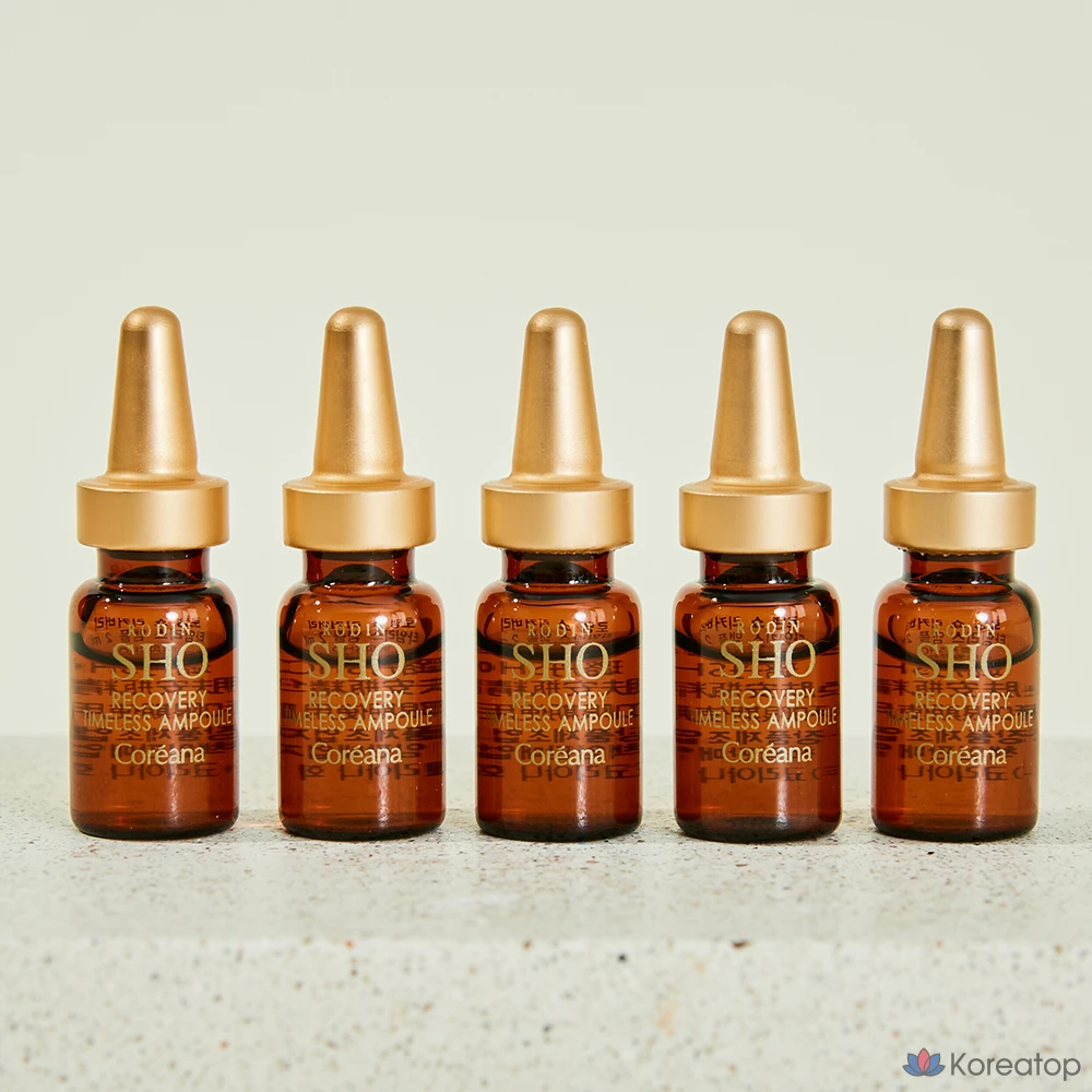 Ампульная сыворотка Coreana Rodin Show Recovery Timeless Ampoule, 2 мл x 28 шт., 56 мл, 1 шт.